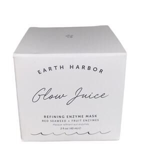 Earth Harbor Glow Juice Refining Enzyme Mask 2oz 60ml Red Seaweed Fruit NEW